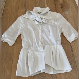 BCBGMAXAZRIA BLOUSE/top/bow